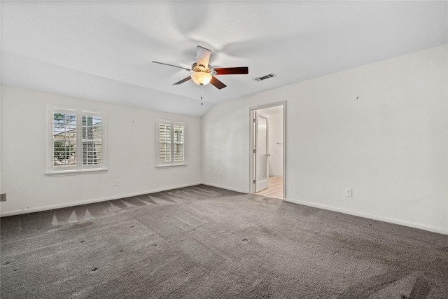 5874 Doliver Dr Unit 121, Houston, TX 77057 - empty room featuring a ceiling fan, carpet floors, and baseboards