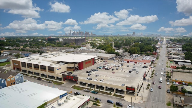 bird's eye view with a view of city