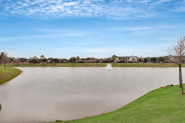 view of water feature