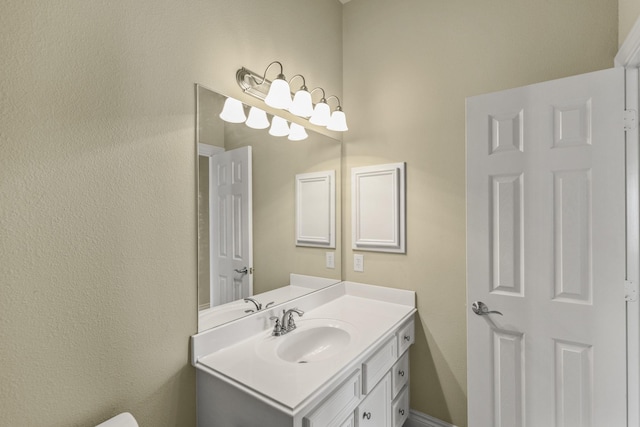 half bath with vanity