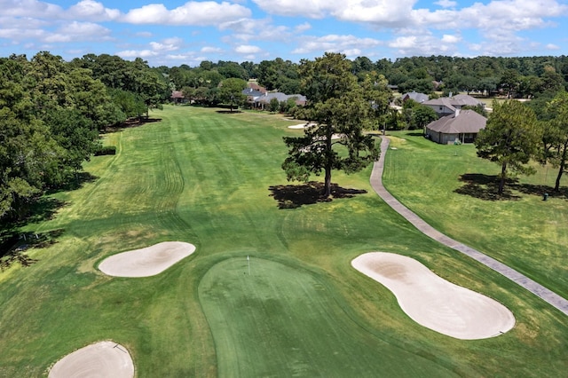 10 April Point Dr S Unit 10, Conroe, TX 77356 - drone / aerial view of a tree filled landscape and a local golf course