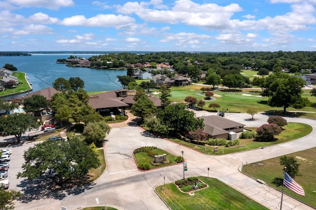 10 April Point Dr S Unit 10, Conroe, TX 77356 - aerial view of residential area with a nearby body of water and a golf course