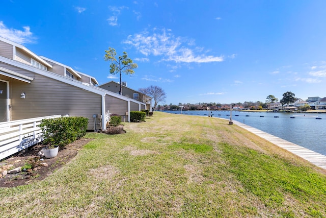 10 April Point Dr S Unit 10, Conroe, TX 77356 - view of green lawn featuring a water view