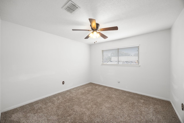 814 Pickford Dr, Katy, TX 77450 - carpeted spare room with ceiling fan and a textured ceiling
