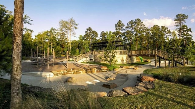 view of home's community featuring stairs