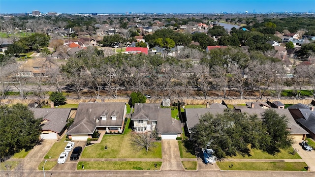 bird's eye view featuring a residential view