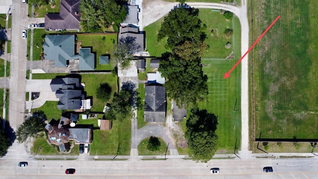 birds eye view of property featuring a residential view