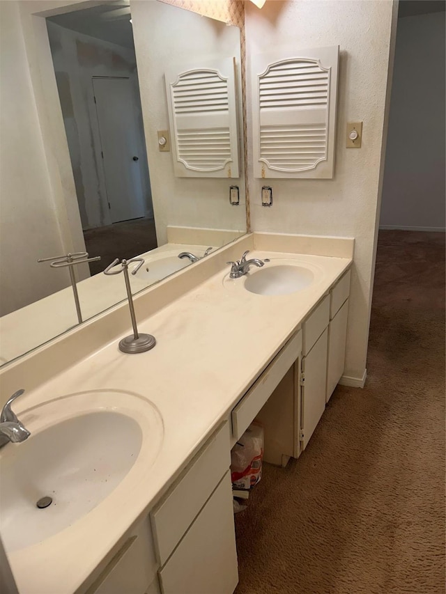 3600 Jeanetta St Unit 1202, Houston, TX 77063 - full bathroom with double vanity and baseboards