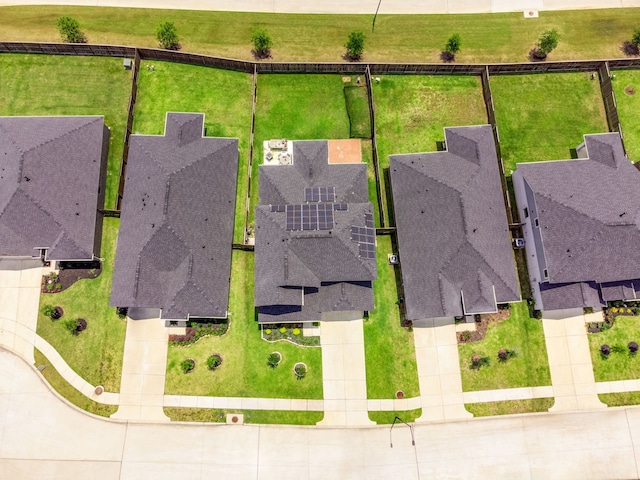 drone / aerial view featuring a residential view