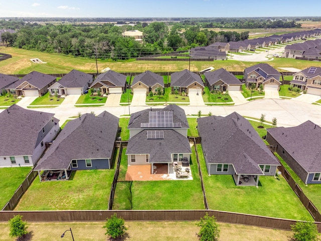 drone / aerial view featuring a residential view