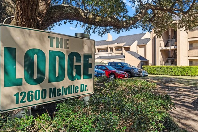12600 Melville Dr Unit 316B, Montgomery, TX 77356 - community / neighborhood sign featuring uncovered parking