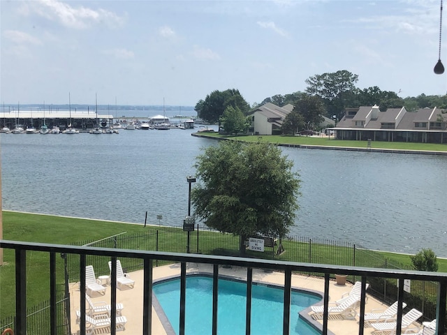 12600 Melville Dr Unit 316B, Montgomery, TX 77356 - water view featuring fence