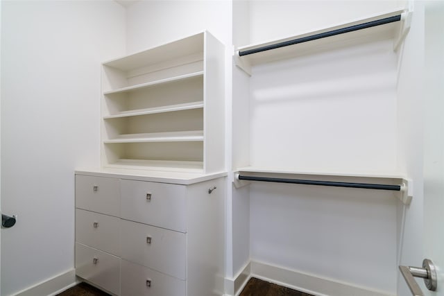 1016 Crocker St, Houston, TX 77019 - spacious closet featuring dark wood-style flooring