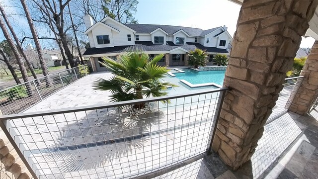 12455 Melville Dr Unit 5, Montgomery, TX 77356 - view of pool with fence and a fenced in pool
