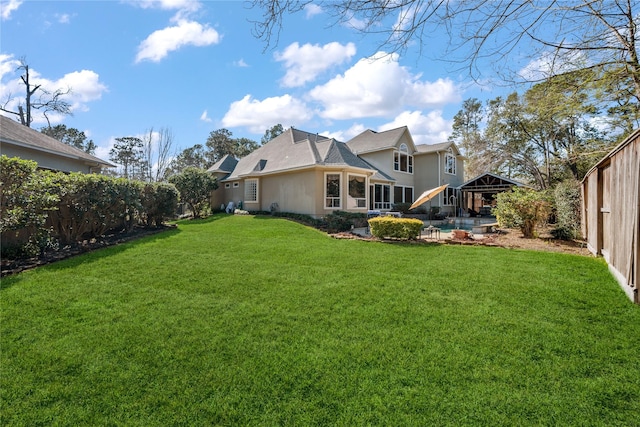 62 Kingwood Greens Dr, Kingwood, TX 77339 - view of yard with a fenced backyard