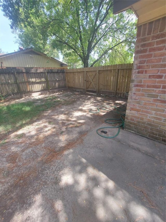 view of patio / terrace with a fenced backyard