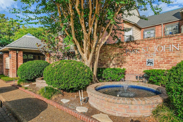 view of patio with fence