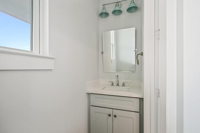 26726 Estuary Dr, Galveston, TX 77554 - bathroom featuring vanity