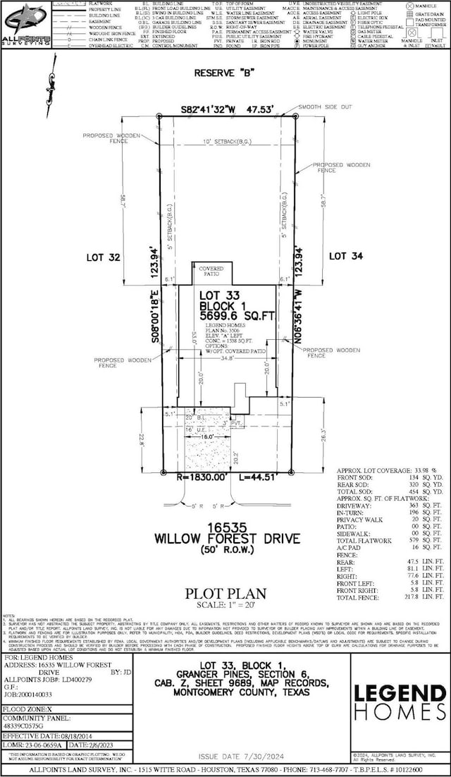16535 Willow Forest Dr, Conroe, TX 77302 - property floor plan