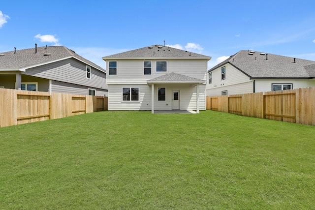 16535 Willow Forest Dr, Conroe, TX 77302 - back of house featuring roof with shingles and a patio area