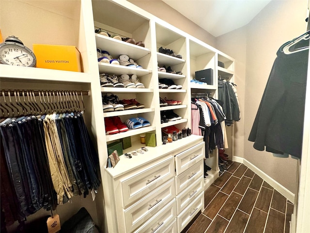 18315 Wisp Willow Way, Porter, TX 77365 - walk in closet with wood tiled floor