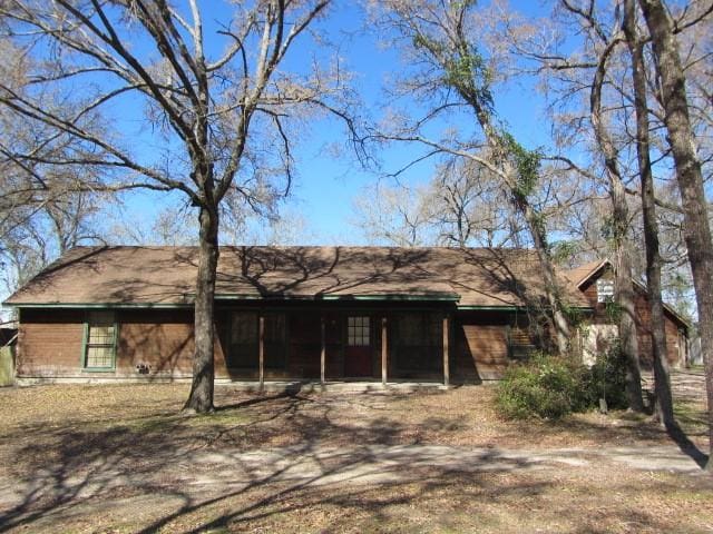 view of rear view of property