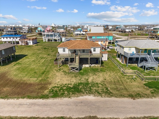 1206 Middle Dr W, Surfside Beach, TX 77541 - aerial perspective of suburban area
