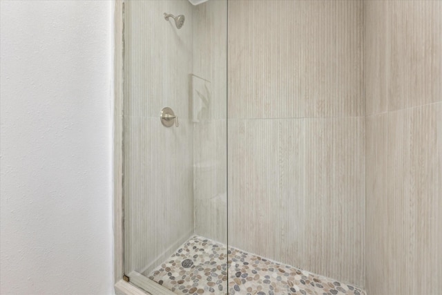 full bathroom with a stall shower