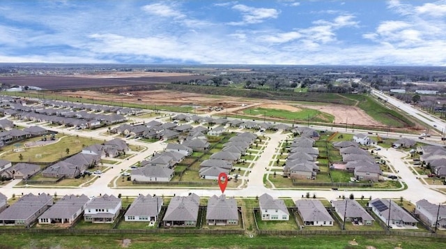 drone / aerial view featuring a residential view