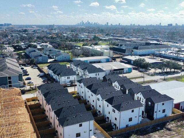 aerial view with a residential view and a city view