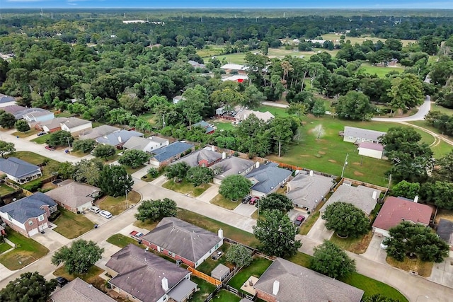 drone / aerial view featuring a residential view