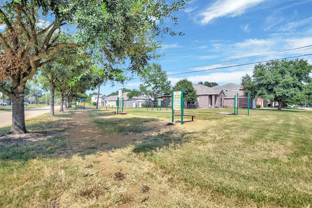 exterior space featuring a lawn