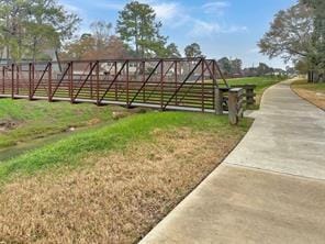 surrounding community featuring fence
