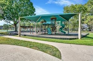 17439 Fairway Oaks Dr, Spring, TX 77379 - community play area featuring a lawn