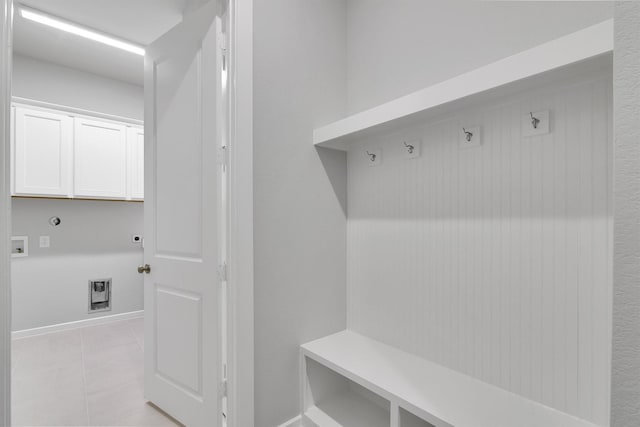 2920 Apple Rose, Katy, TX 77493 - mudroom with light tile patterned floors and baseboards