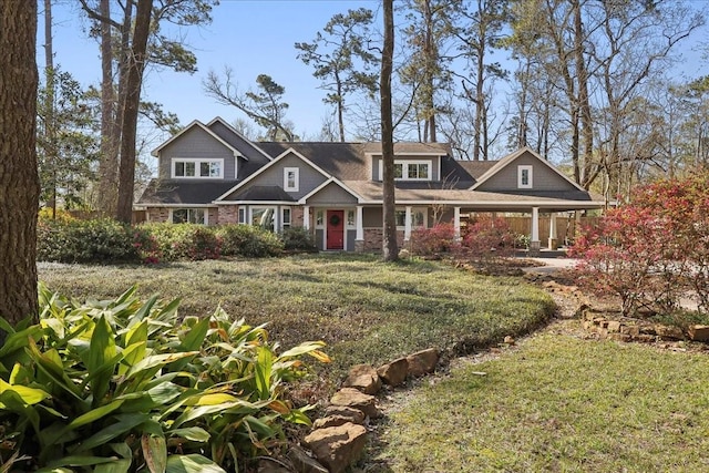 view of craftsman inspired home