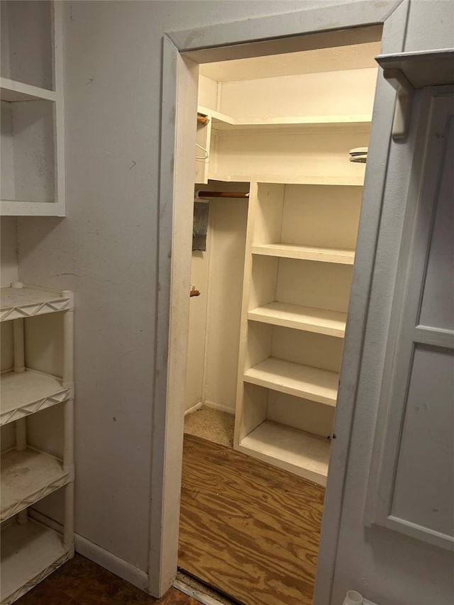 view of closet