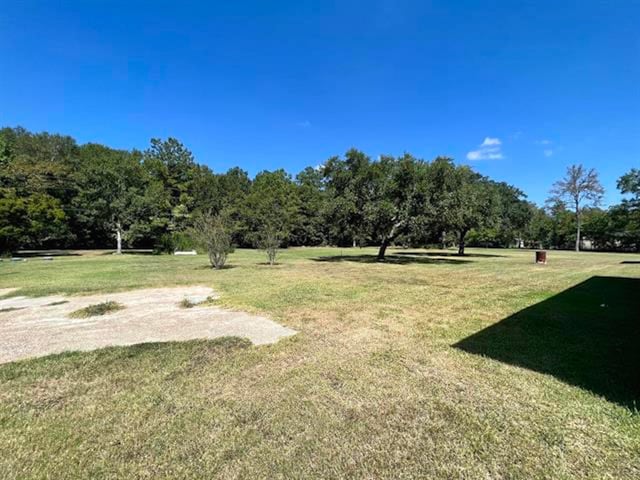 view of community featuring a lawn