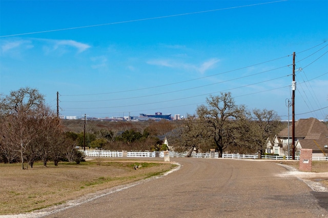 view of road