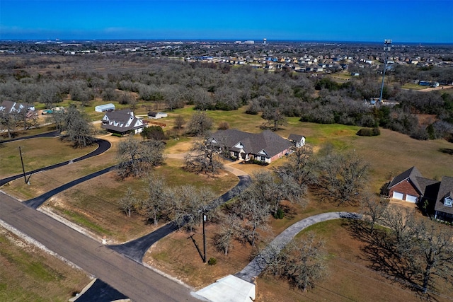 birds eye view of property featuring a residential view