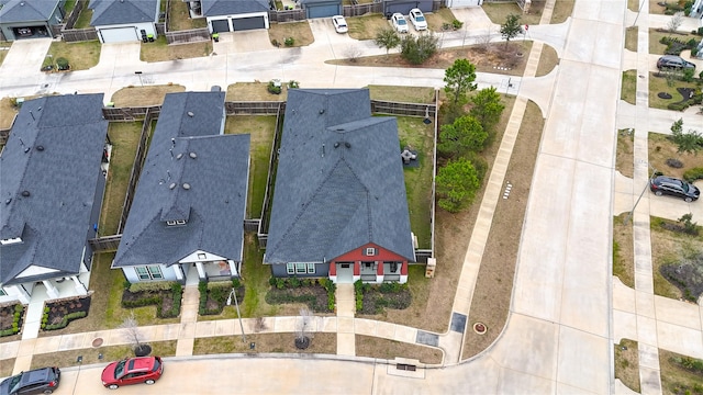 birds eye view of property featuring a residential view