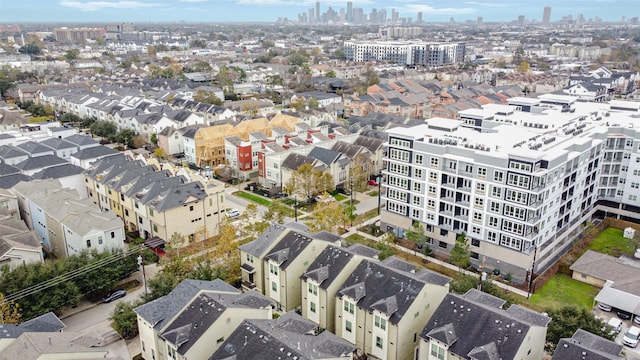 bird's eye view featuring a view of city