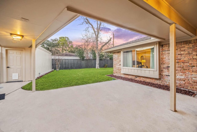 view of patio / terrace with fence