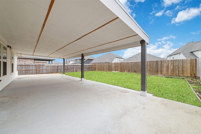 view of patio / terrace featuring a fenced backyard