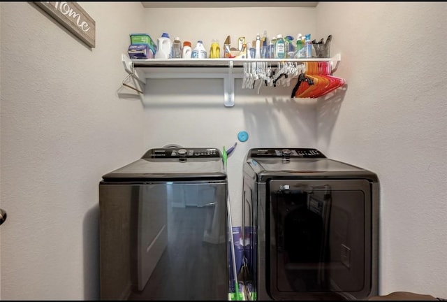 laundry room with laundry area and washer and dryer