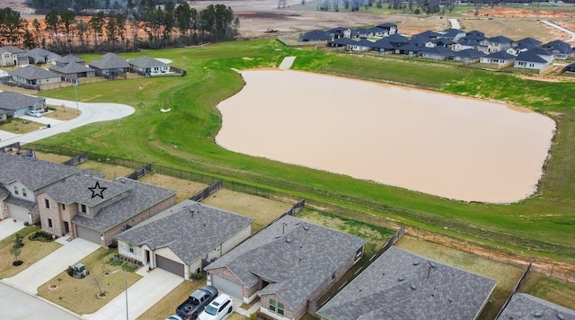 drone / aerial view featuring a residential view