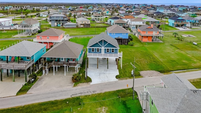 birds eye view of property featuring a residential view