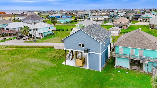 drone / aerial view featuring a residential view