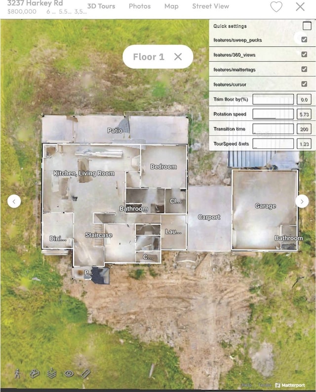 drone / aerial view