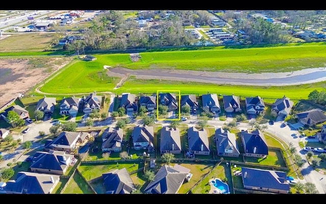 birds eye view of property featuring a residential view